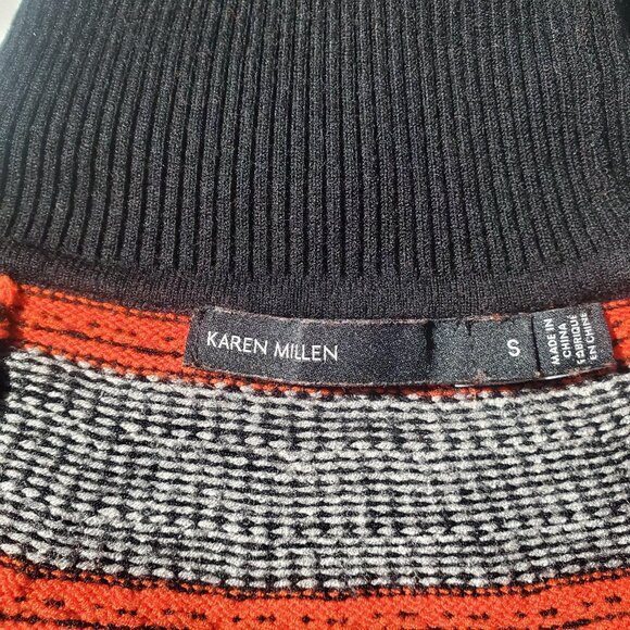 Karen Millen England Stretch Knit Turtleneck Sweater Sz Small Women's - Picture 3 of 16
